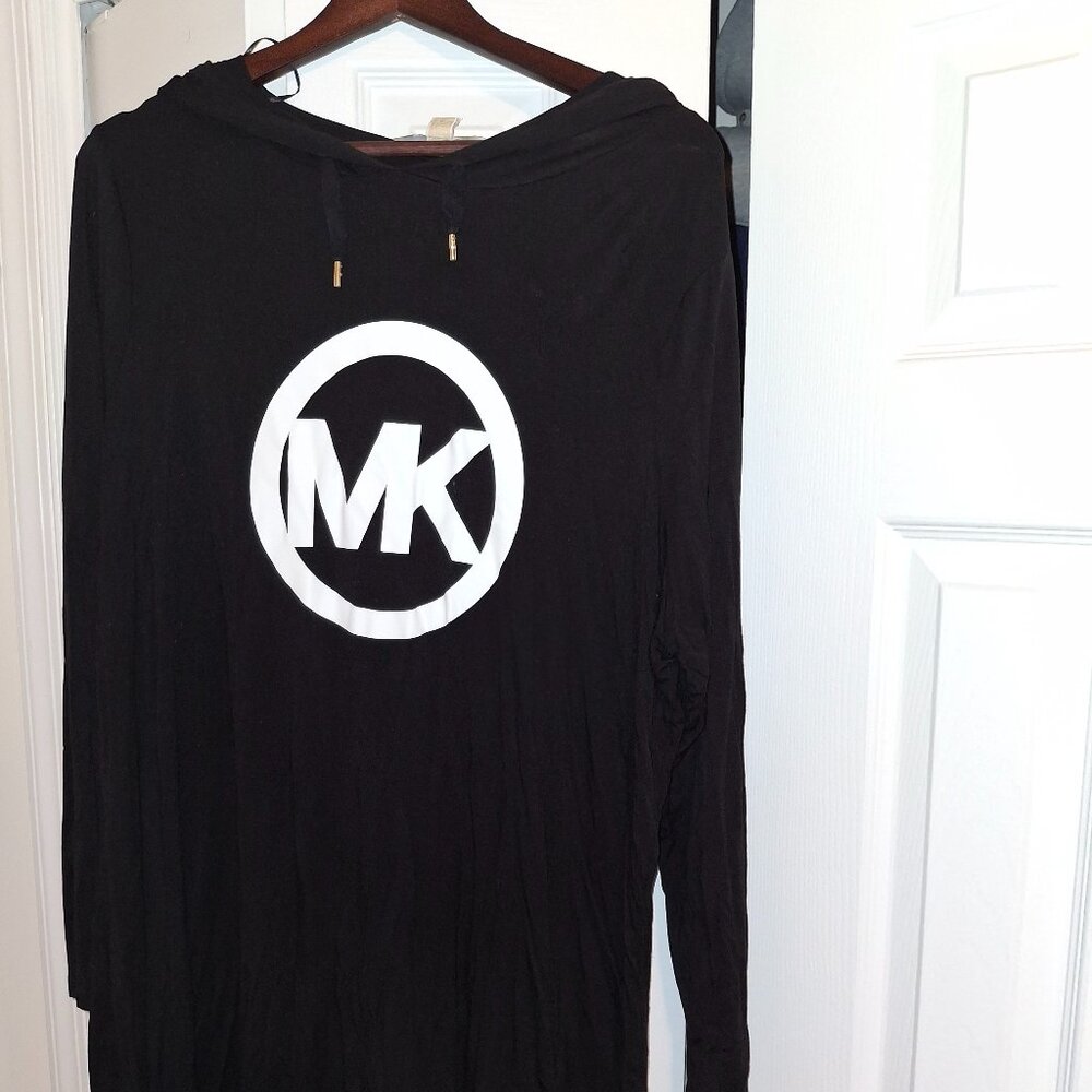 Michael Kors Circle Logo Hoodie Dress